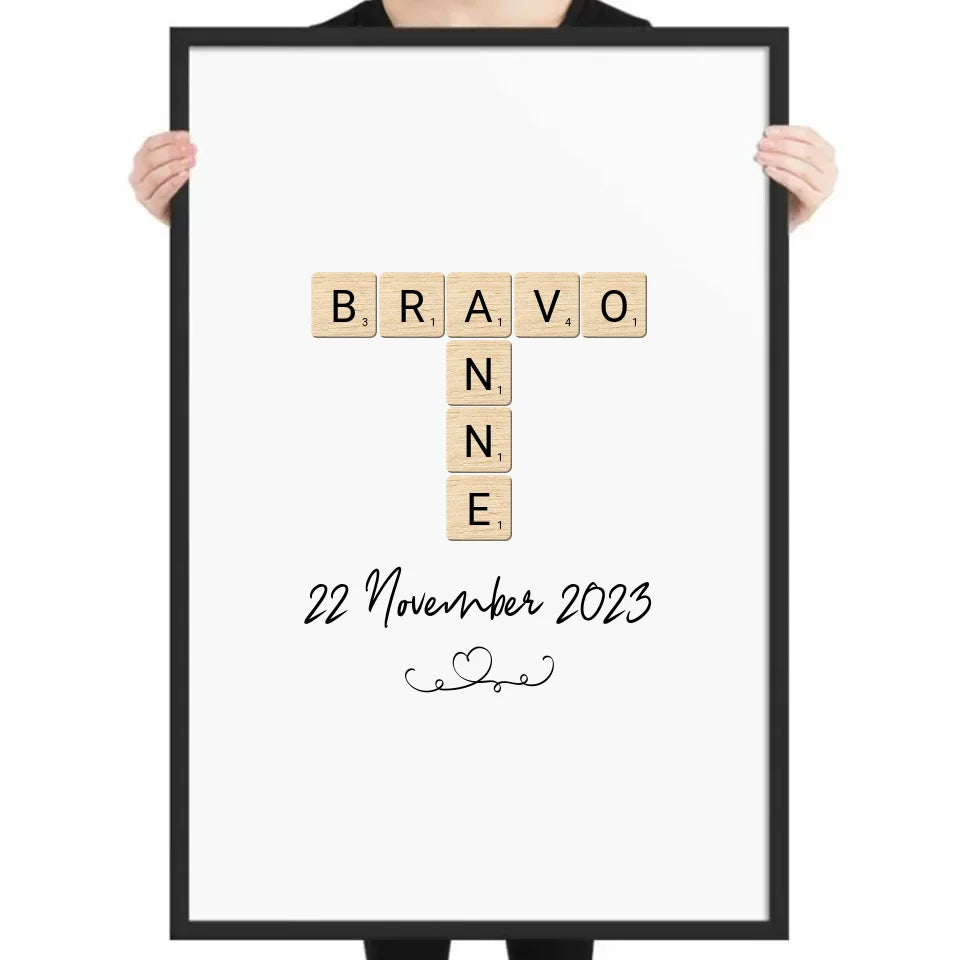 Matte Paper Framed Poster 24x36 black